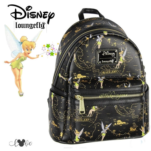 NWT Tinkerbell π§Officially Licensed Loungefly Disney Backpack Disney Tink Magic - Picture 10 of 16
